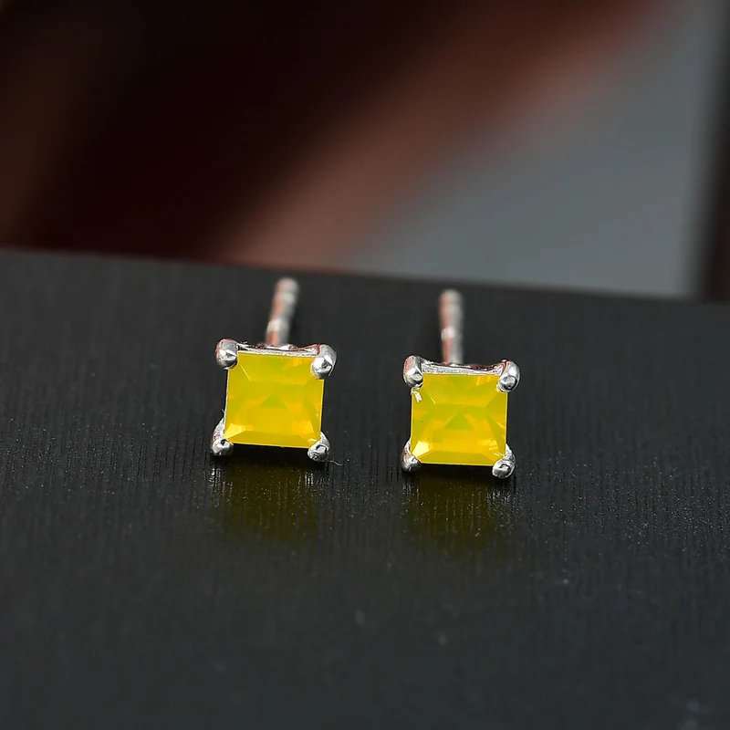 J Francis gefertigt mit SWAROVSKI Weißer Swarovski Kristall Ohrringe 925 Silber