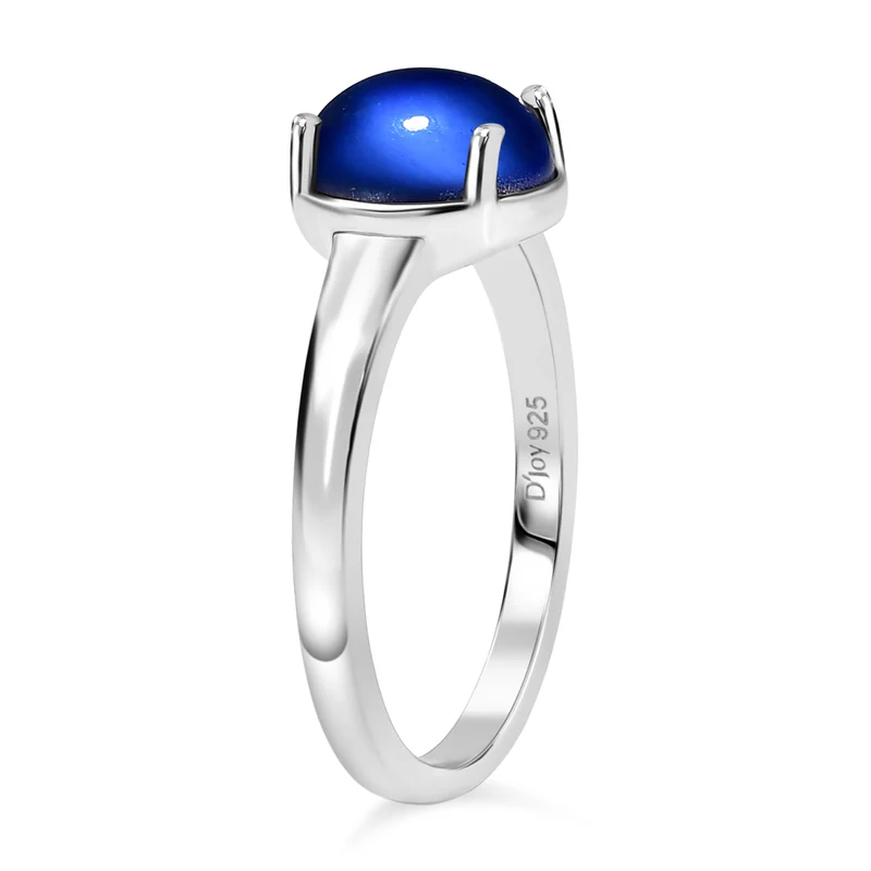 3er Set - D'Joy Aurora Mondstein Ring, Ohrringe und Anhänger, 925 Silber rhodiniert (Größe 21.00), ca. 5.82 ct