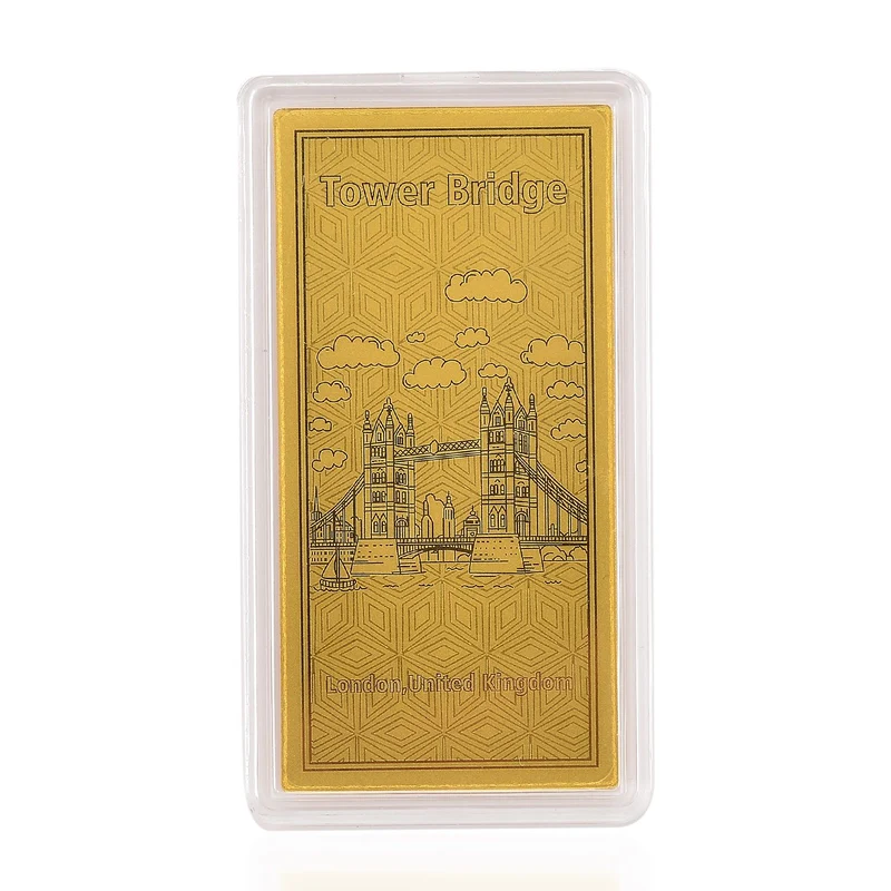Ein Hauch von Luxus- 999er Goldplatte Tower Bridge