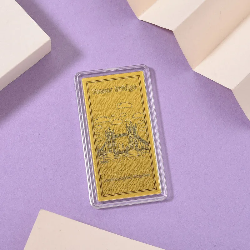 Ein Hauch von Luxus- 999er Goldplatte Tower Bridge