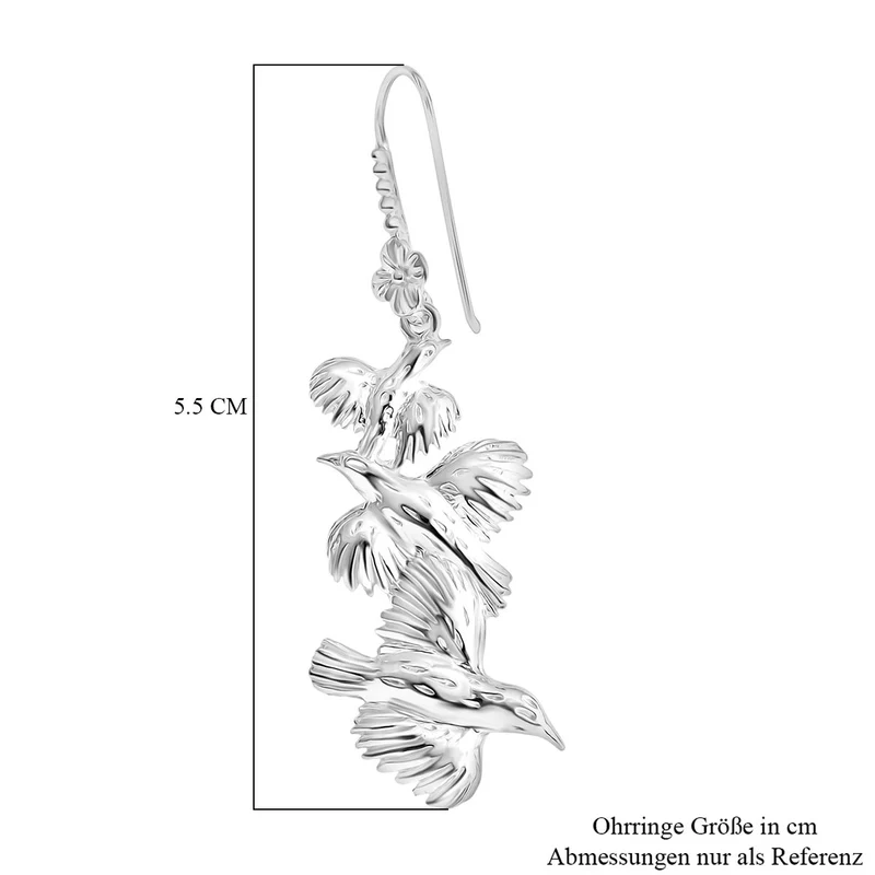 Royal Bali - 925 Silber Jalak Ohrringe 5,70g