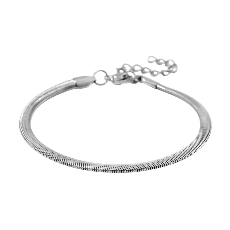 3er Set - Kugelarmband, Gliederarmband, Ankerarmband, Edelstahl, Goldfarben