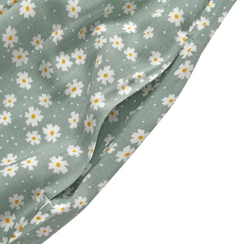 Luftige Taillen-Culottes mit Smok-Detail und Blumenmuster, Einheitsgröße, rot