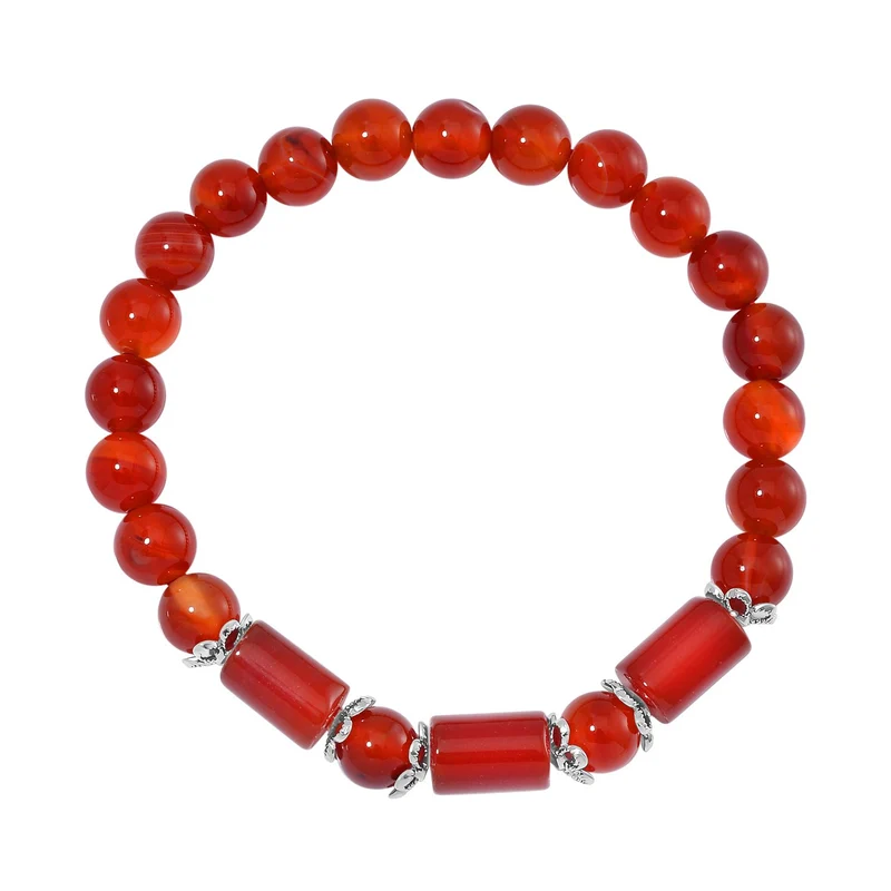 Blauer Sandstein Schmuckset Reiner Edelstahl ca. 136.00 ct
