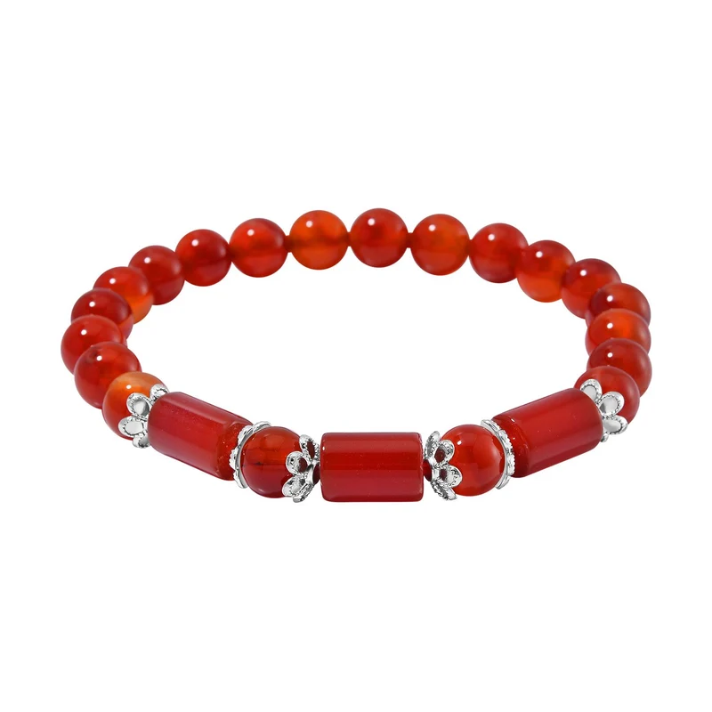 Blauer Sandstein Schmuckset Reiner Edelstahl ca. 136.00 ct