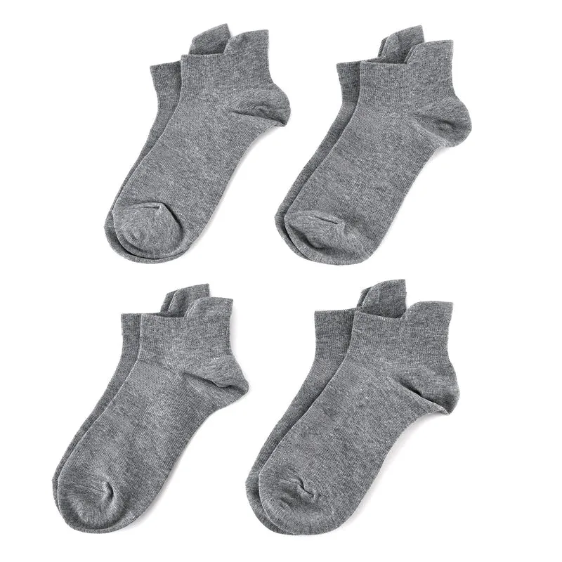 LIVMORE Kompressionssocken 4er-Set, Infrarot und Kupfer, Grau, Größe L 41-45