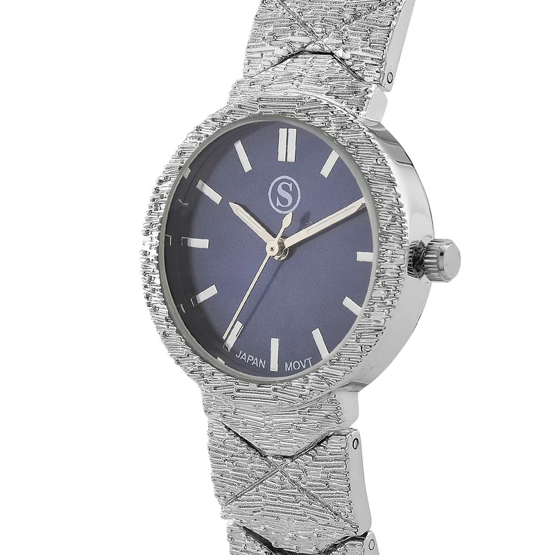 STRADA - Japanisches Uhrwerk, Burgunder Zifferblatt mit goldplattiertem Alloy Armband, 20 cm