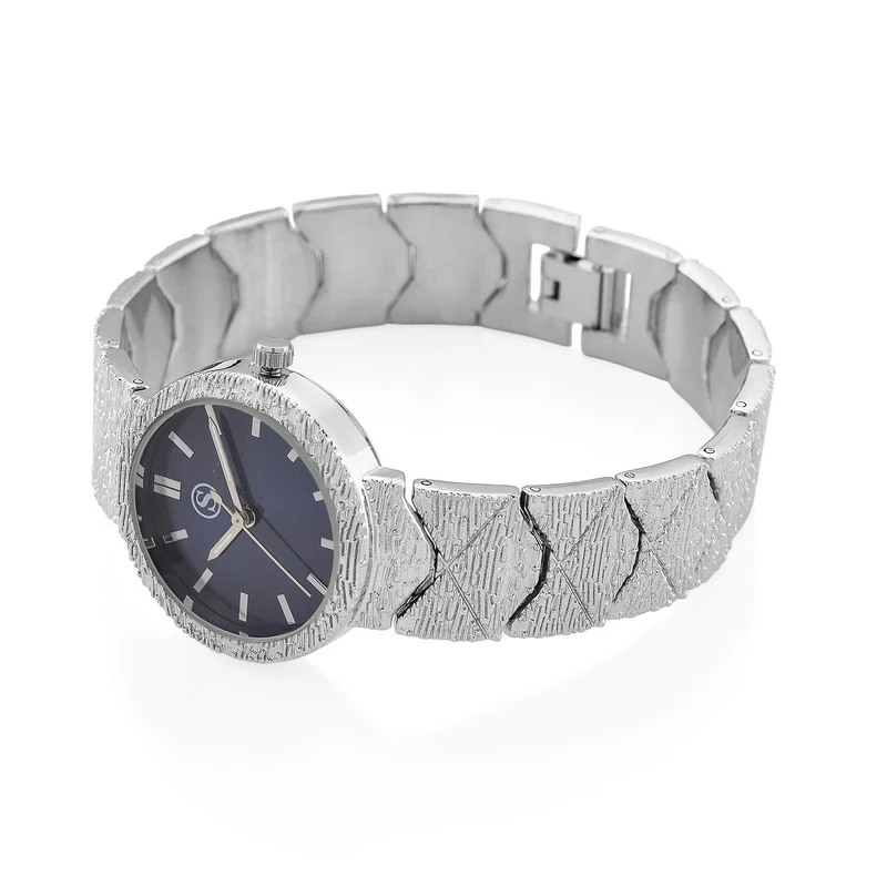 STRADA - Japanisches Uhrwerk, Burgunder Zifferblatt mit goldplattiertem Alloy Armband, 20 cm