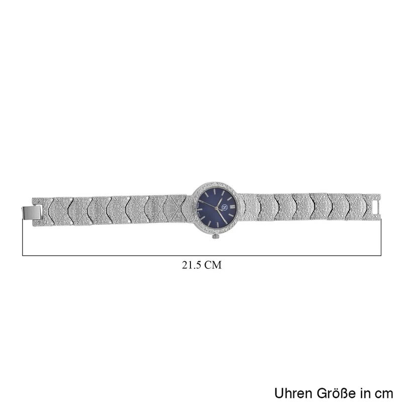 STRADA - Japanisches Uhrwerk, Burgunder Zifferblatt mit goldplattiertem Alloy Armband, 20 cm