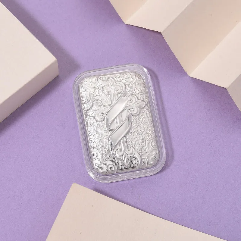 EXKLUSIVES GESCHENK - 999er Goldfolie mit Heiratsantrag-motiv 10mg