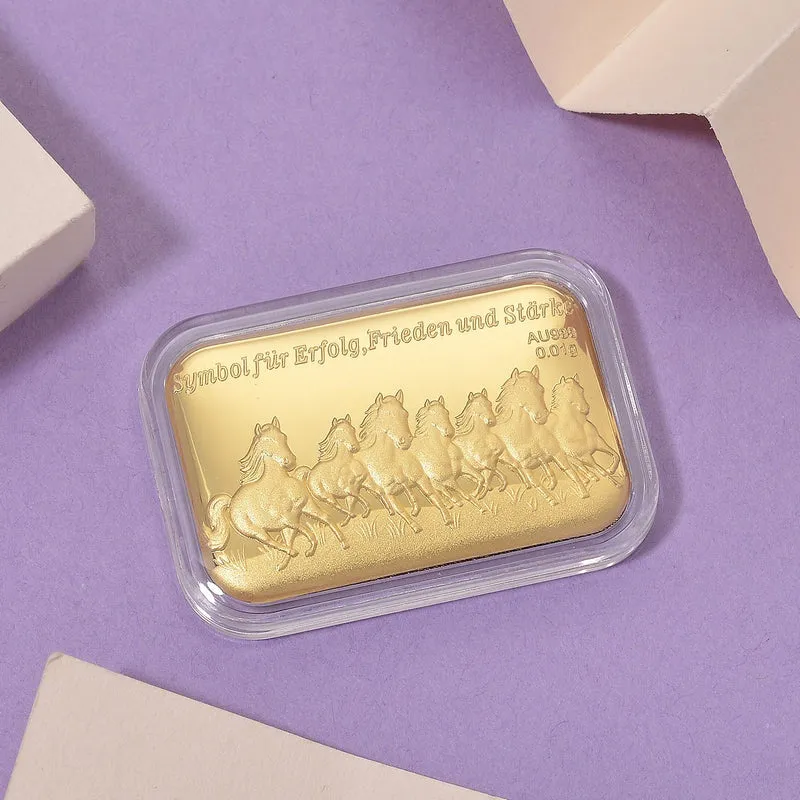 EXKLUSIVES GESCHENK - 999er Goldfolie mit Heiratsantrag-motiv 10mg
