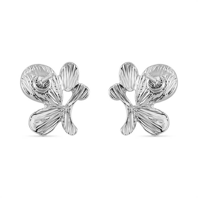 3er Set - Roter Kristall, Schwarzer Kristall Schmetterling Halskette (ca. 50 cm + 5 cm Extender), Armband (ca. 19 cm + 5 cm Extender) und Ohrringe