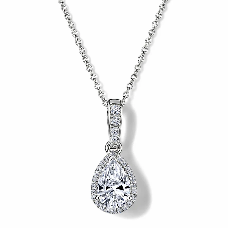 LUXURIANT DIAMOND - Lab Grown Diamant SI-GH Schmuckset ca. 50 cm 925 Silber Rhodiniert ca. 1.00 ct