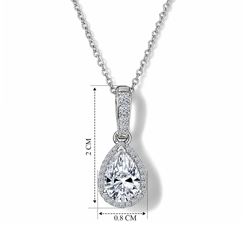 LUXURIANT DIAMOND - Lab Grown Diamant SI-GH Schmuckset ca. 50 cm 925 Silber Rhodiniert ca. 1.00 ct