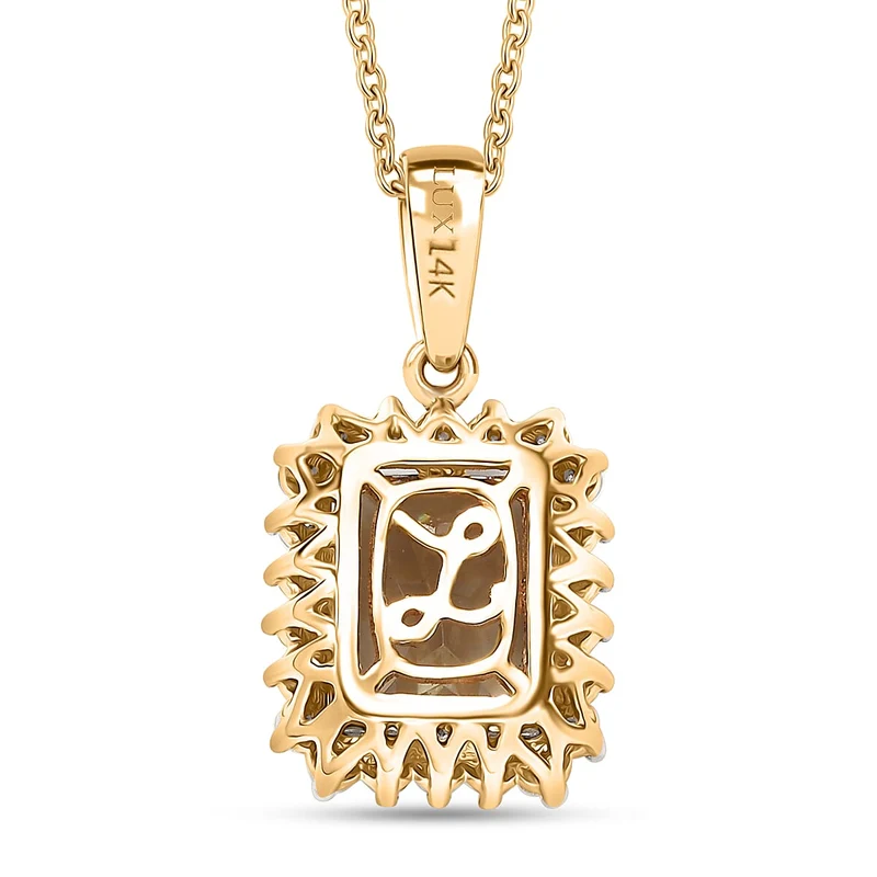 LUXORO AAA Turkizit, Weißer Diamant AGI zertifiziert Schmuckset (10-15 Werktage Lieferzeit) ca. 50 cm 585 Gold ca. 3.00 ct