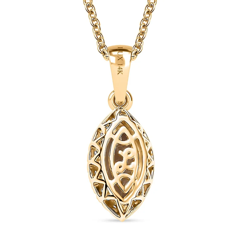 LUXORO AAA Turkizit, Weißer Diamant AGI zertifiziert Schmuckset (10-15 Werktage Lieferzeit) ca. 50 cm 585 Gold ca. 2.25 ct