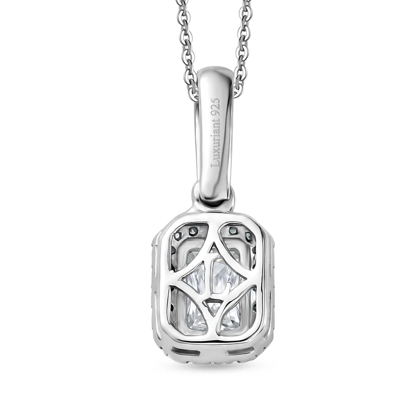LUXURIANT DIAMOND - Lab Grown Diamant SI-GH Schmuckset ca. 50 cm 925 Silber Rhodiniert ca. 1.00 ct