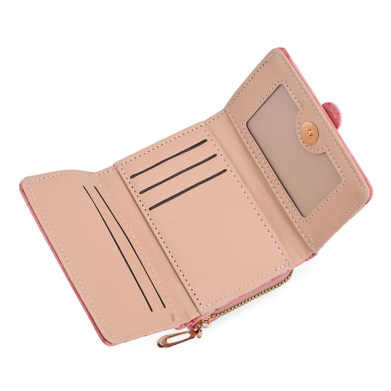 Stilvolle Geldbörse mit Krokodilprägung und RFID-Schutz, 11x8 cm, Grün