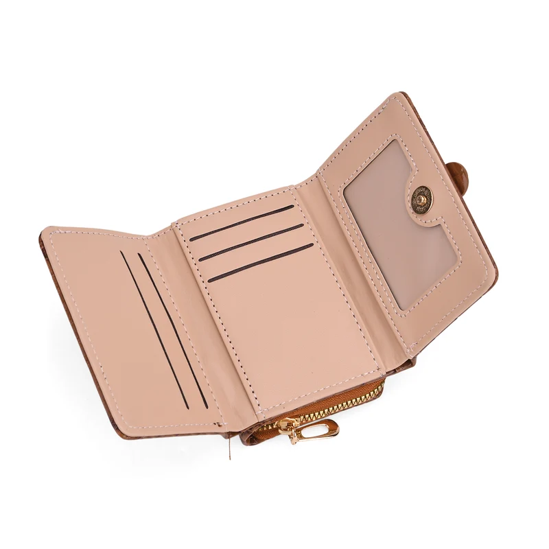 Stilvolle Geldbörse mit Krokodilprägung und RFID-Schutz, 11x8 cm, Grün