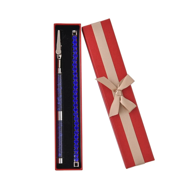 Neongrüner Kristall Schmuckset Reines Messing