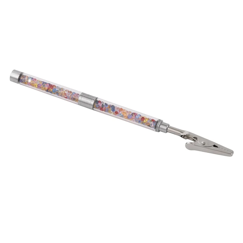 Neongrüner Kristall Schmuckset Reines Messing