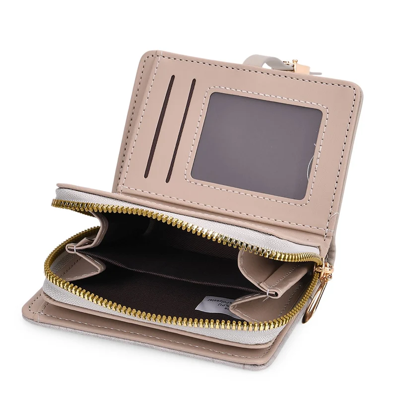 2-teiliges Geldbörsen-Set im Krokoprägungs-Design, Lange Geldbörse 20x10x3 cm und Bifold-Geldbörse 12x9x3,5 cm, Schwarz
