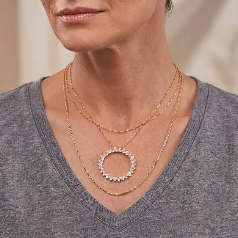 LUXURIANT DIAMOND - Lab Grown Diamant SI-GH Schmuckset ca. 50 cm 925 Silber 750 Gelbgold vermeil ca. 1.00 ct