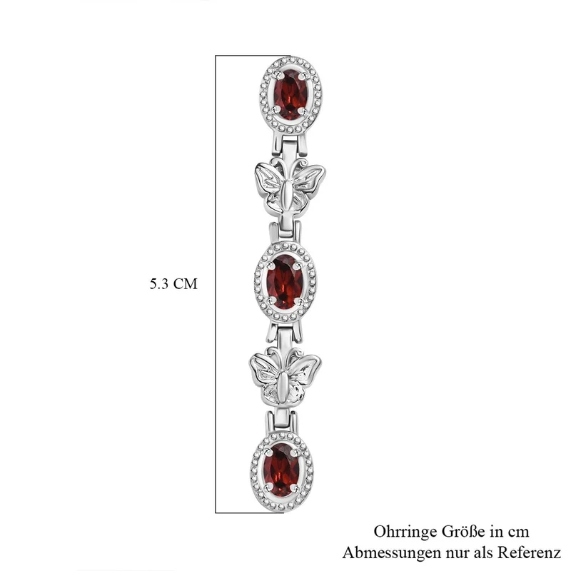 Citrin Ohrringe Edelstahl ca. 2.91 ct