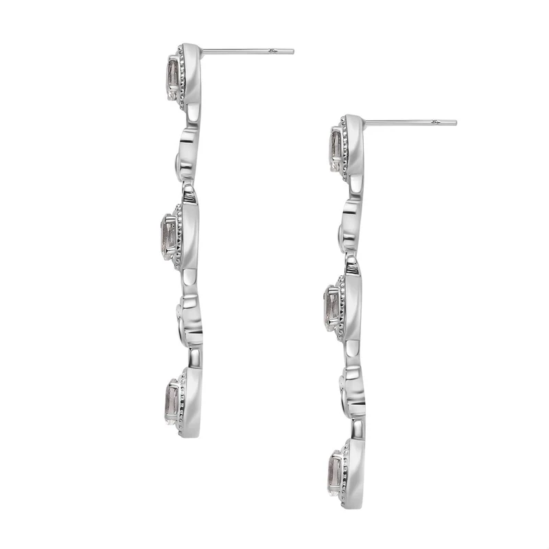 Citrin Ohrringe Edelstahl ca. 2.91 ct