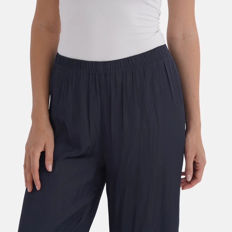 Trendige Palazzo-Hose aus 100% Polyester, Einheitsgröße, Beige