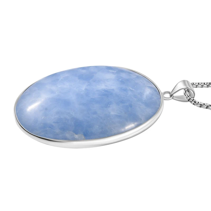 EXKLUSIVES ANGEBOT - Lepidolith Anhänger mit Kette, ca. 300.00 ct