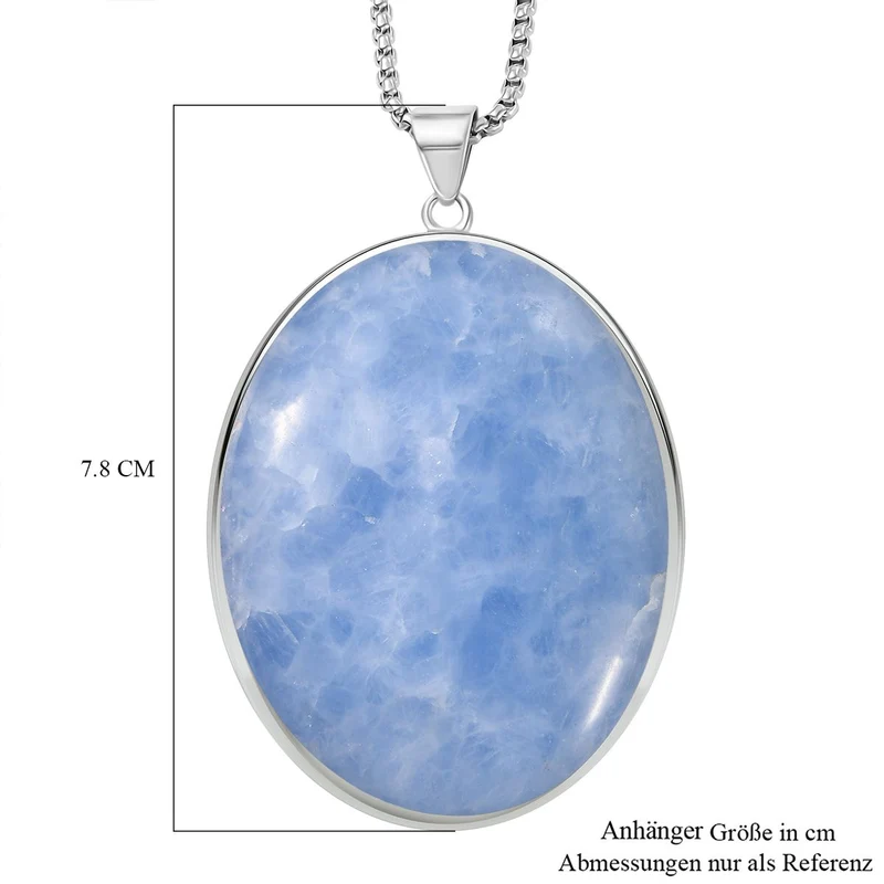 EXKLUSIVES ANGEBOT - Lepidolith Anhänger mit Kette, ca. 300.00 ct