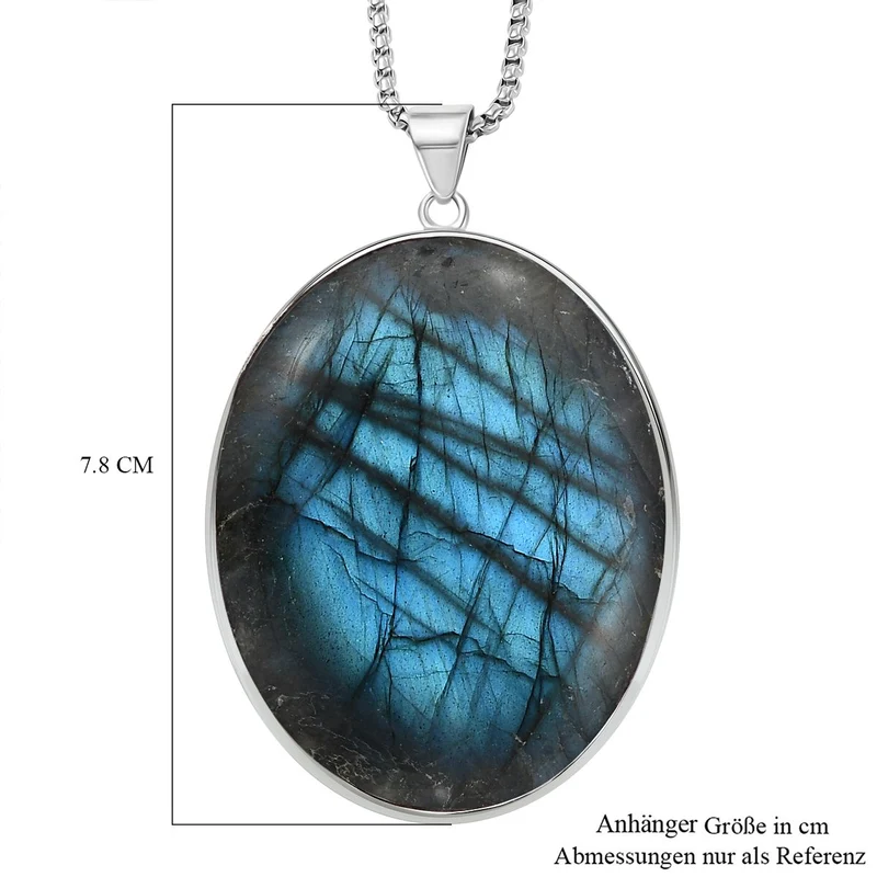 EXKLUSIVES ANGEBOT - Lepidolith Anhänger mit Kette, ca. 300.00 ct