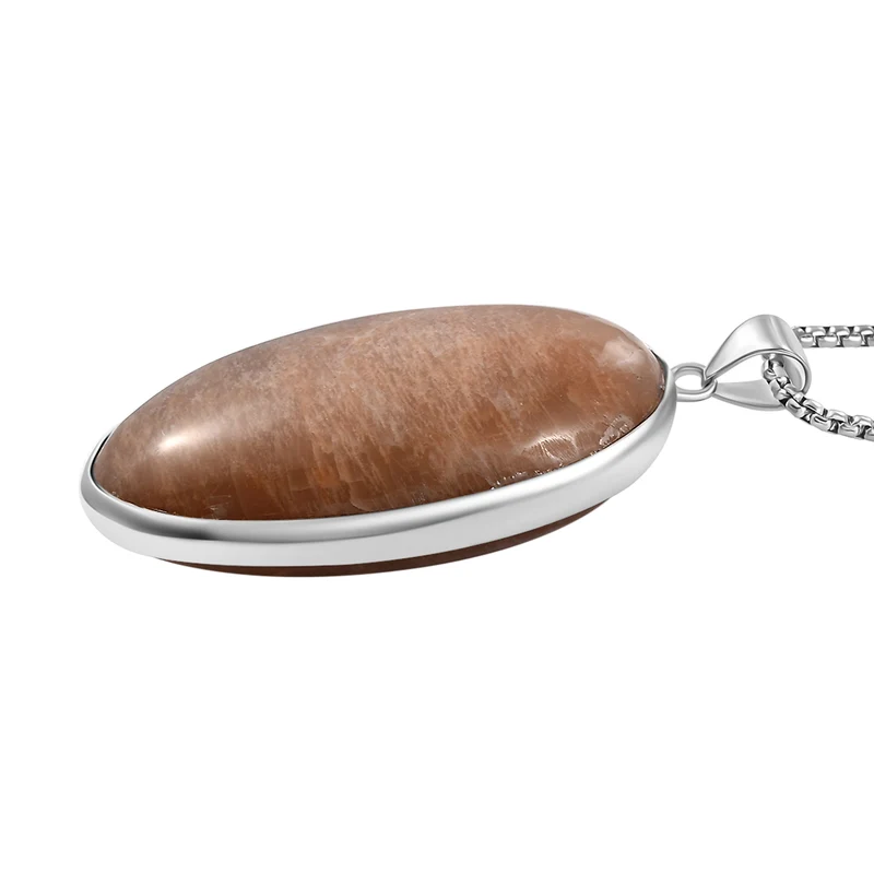 EXKLUSIVES ANGEBOT - Lepidolith Anhänger mit Kette, ca. 300.00 ct