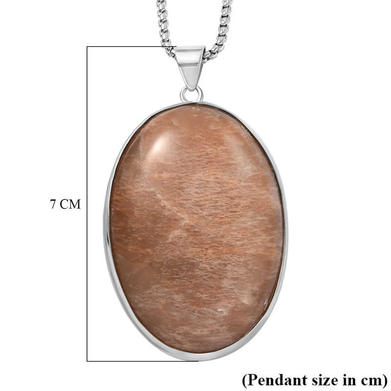 EXKLUSIVES ANGEBOT - Lepidolith Anhänger mit Kette, ca. 300.00 ct