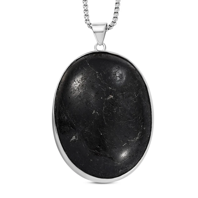 EXKLUSIVES ANGEBOT - Lepidolith Anhänger mit Kette, ca. 300.00 ct
