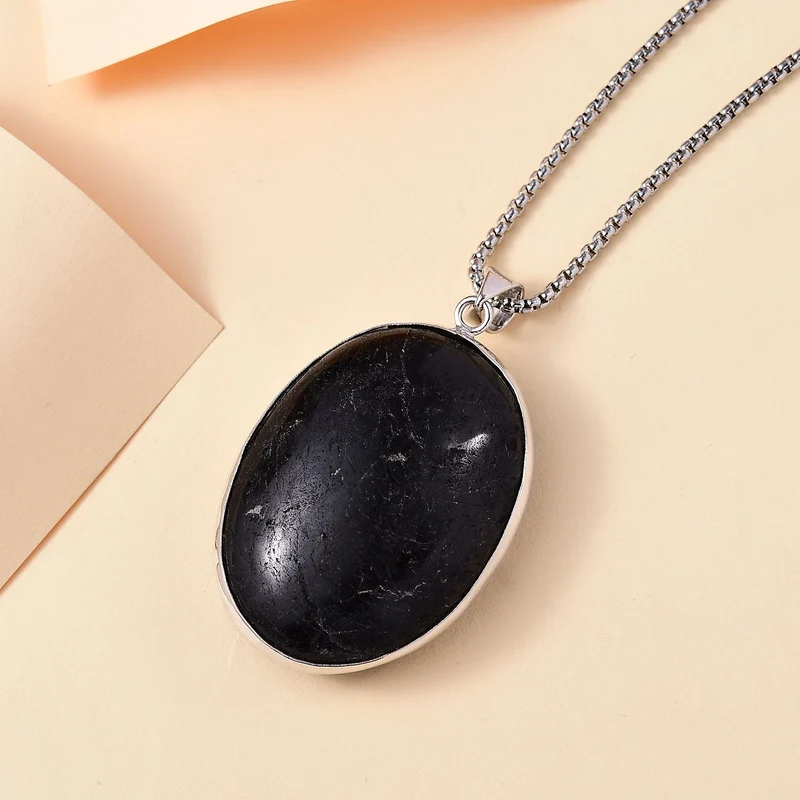 EXKLUSIVES ANGEBOT - Lepidolith Anhänger mit Kette, ca. 300.00 ct