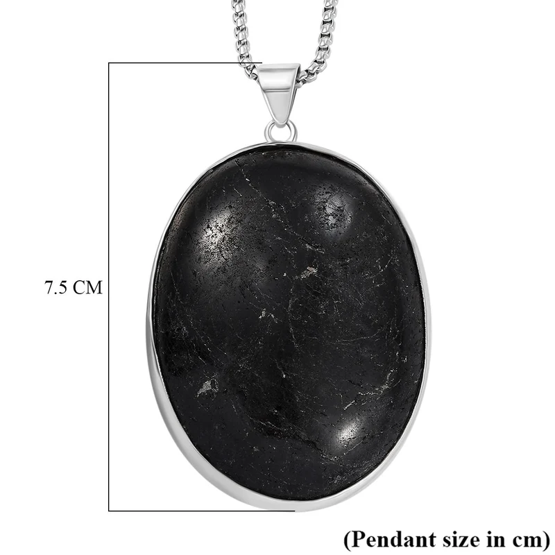 EXKLUSIVES ANGEBOT - Lepidolith Anhänger mit Kette, ca. 300.00 ct