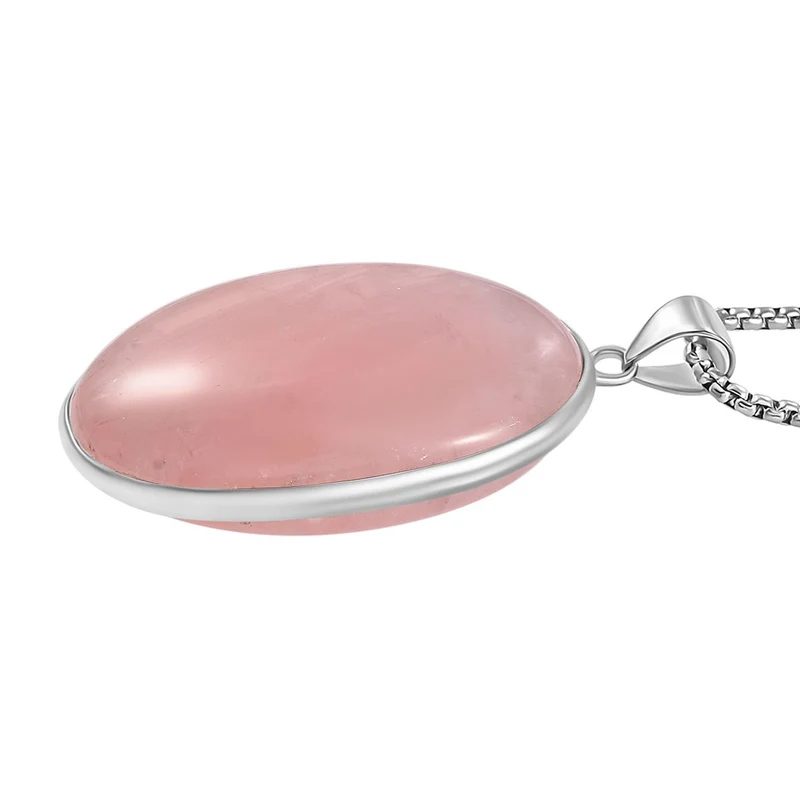 EXKLUSIVES ANGEBOT - Lepidolith Anhänger mit Kette, ca. 300.00 ct