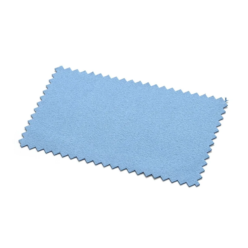 20 Stück Anti-Anlauf-Silberpoliertücher, beidseitig verwendbar, Größe: 6,8x10,8 cm, grau