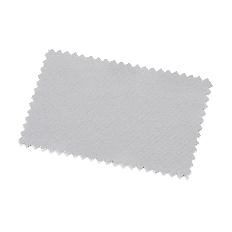 20 Stück Anti-Anlauf-Silberpoliertücher, beidseitig verwendbar, Größe: 6,8x10,8 cm, grau