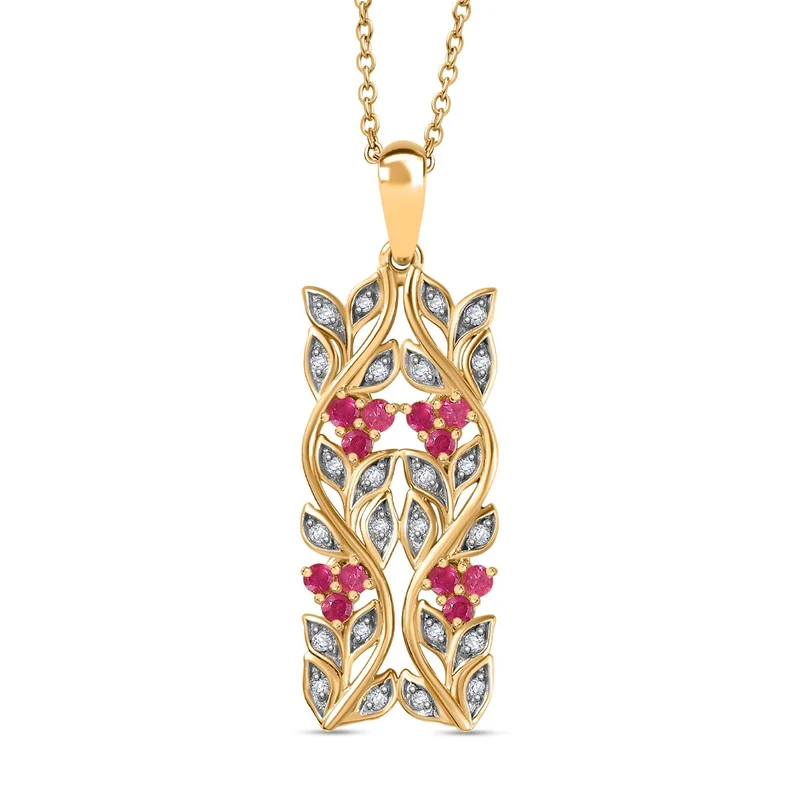 AA Neon Apatit, Weißer Zirkon Anhänger mit Kette ca. 45 cm, 925 Silber platiniert ca. 0.88 ct