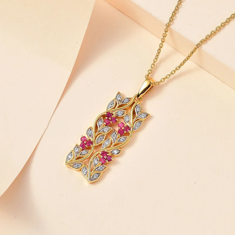 AA Neon Apatit, Weißer Zirkon Anhänger mit Kette ca. 45 cm, 925 Silber platiniert ca. 0.88 ct