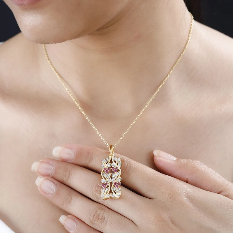 AA Neon Apatit, Weißer Zirkon Anhänger mit Kette ca. 45 cm, 925 Silber platiniert ca. 0.88 ct