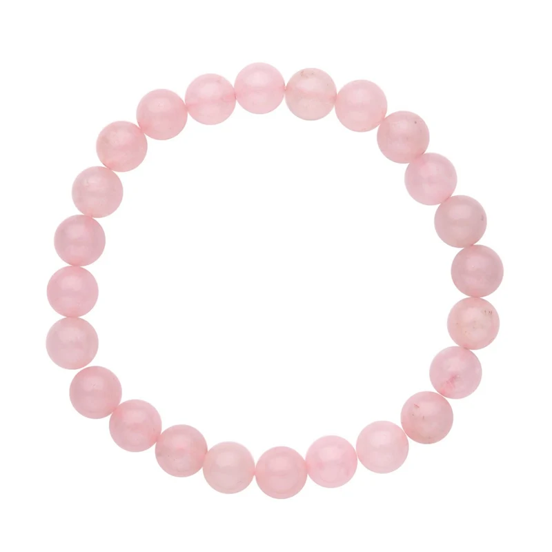 3er Set - Rosenquarz Halskette, Armband und Ohrringe, 316L Edelstahl ca. 323.50 ct