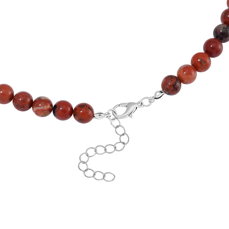 3er Set - Rosenquarz Halskette, Armband und Ohrringe, 316L Edelstahl ca. 323.50 ct