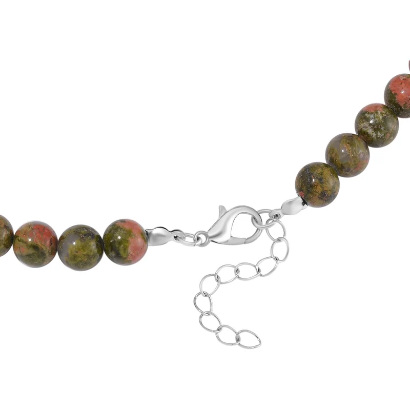 3er Set - Rosenquarz Halskette, Armband und Ohrringe, 316L Edelstahl ca. 323.50 ct