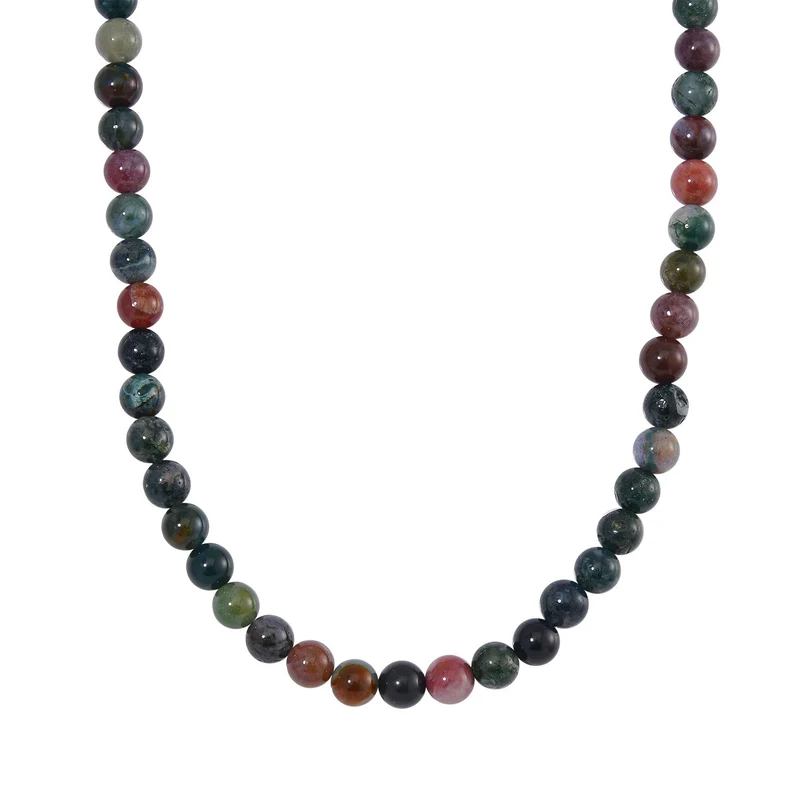 3er Set - Rosenquarz Halskette, Armband und Ohrringe, 316L Edelstahl ca. 323.50 ct