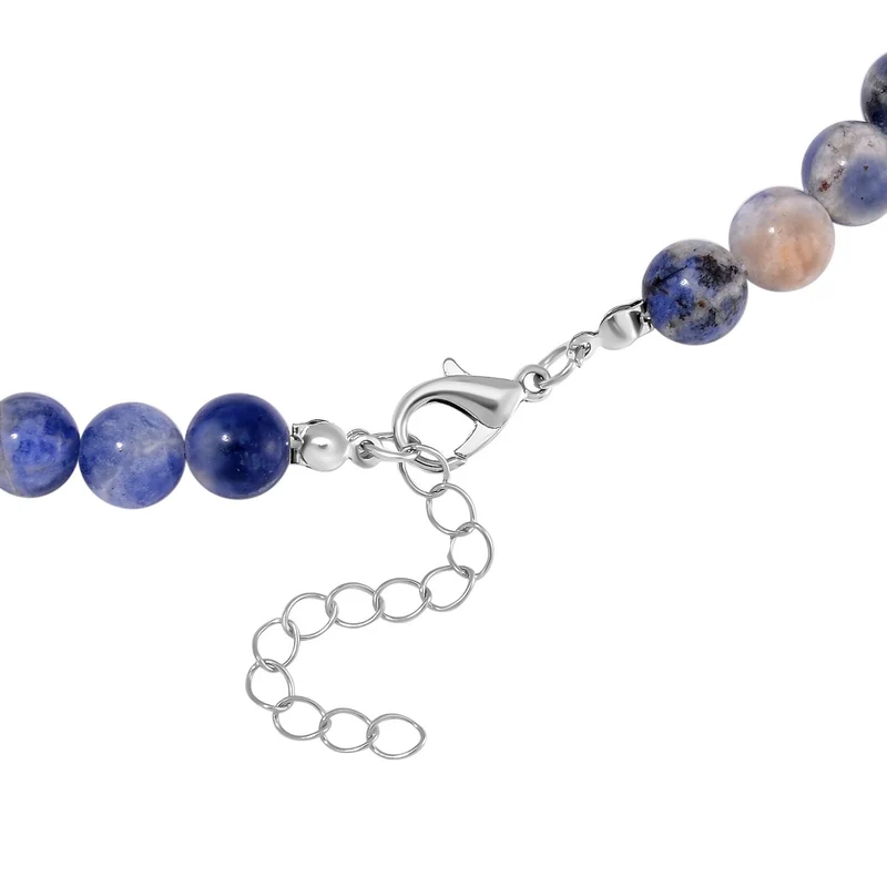 3er Set - Rosenquarz Halskette, Armband und Ohrringe, 316L Edelstahl ca. 323.50 ct