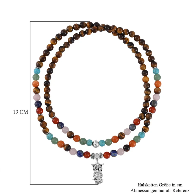 Mehrfarbig Edelsteine Schmuckset Reiner Edelstahl Schwarz oxidiert Schwarz oxidiert ca. 630,00 ct.